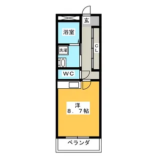 SABLONマンション【1階】の間取り