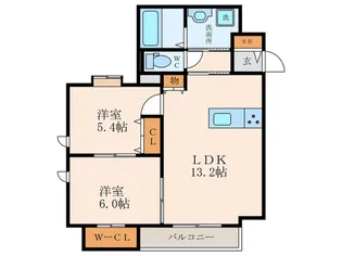 コートメゾン【2階】の間取り