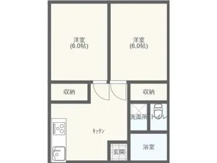 ブリーズ横須賀サウス【2階】の間取り
