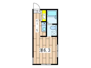 ヒルズ根岸【1階】の間取り