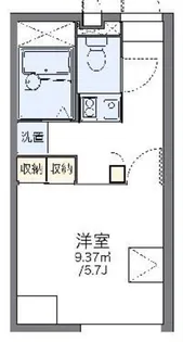 レオパレスジュネス【1階】の間取り