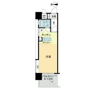 ライオンズプラザ淵野辺【5階】の間取り