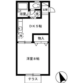 コーポ アイリス【2階】の間取り