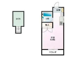 グリーンゲーブル【3階】の間取り
