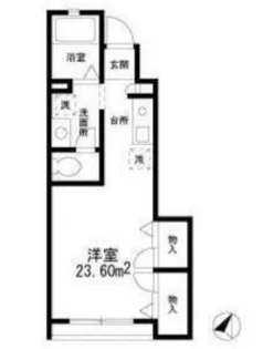 シャルム大森【1階】の間取り