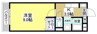 グランドソレーユ大瀬【1階】の間取り