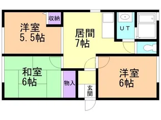 シティハイムリアライズA【2階】の間取り