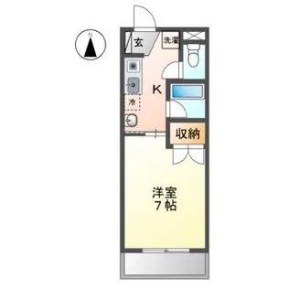 Y’sリンピアリヴ【1階】の間取り