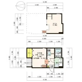 OBED ESTATE hanaten【1階】の間取り