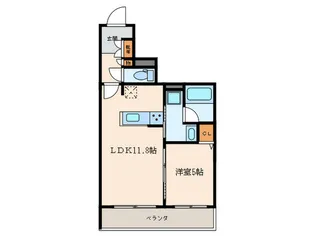 FORTUNA塚口本町【1階】の間取り