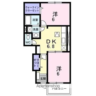 ルーチェ【1階】の間取り