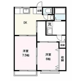 セレストK【2階】の間取り