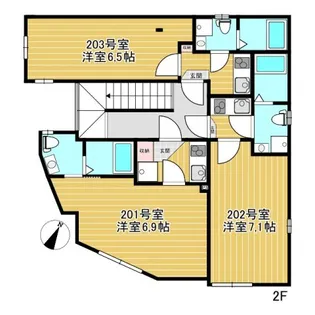 GRANT北日暮里【2階】の間取り