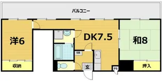 メゾンTMI【5階】の間取り