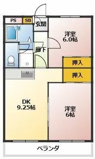 富志正第五ビル【2階】の間取り