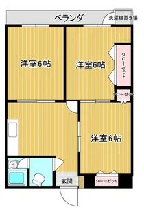 ハイツエリール【3階】の間取り