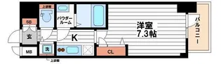 プランドール北浜【3階】の間取り