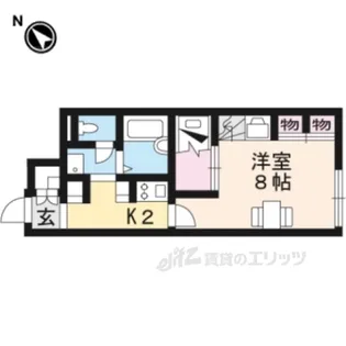 レオパレス彦根【1階】の間取り