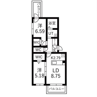 Elite Base HOPE II【5階】の間取り