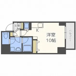 バロンドール【12階】の間取り