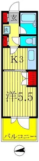 グランドルーシス【2階】の間取り