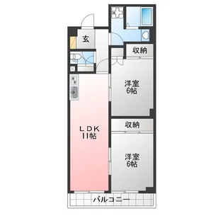 ステラ清水【2階】の間取り