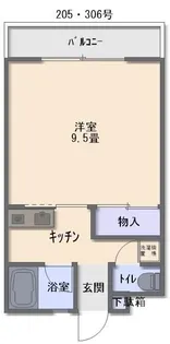 アーヴァンライフ【2階】の間取り