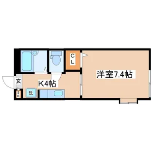 メゾン・ド・ケイ【2階】の間取り