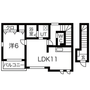 ウコンザクラ【2階】の間取り