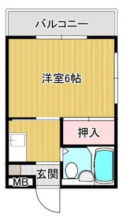 コーポあおい【4階】の間取り