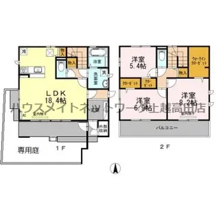 東城テラスの間取り