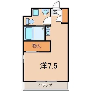 コーポ・サークル1【2階】の間取り