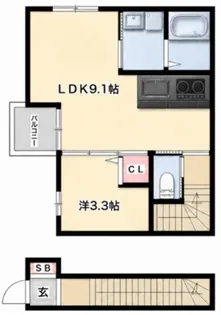 class L3(クラスエル)【2階】の間取り