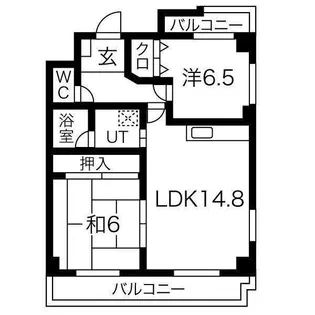 ベルコリンマンション【3階】の間取り