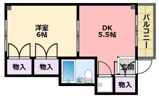 アビテYA【1階】の間取り