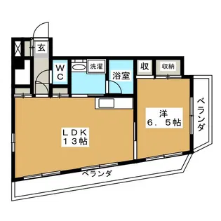 TAMARUビル【6階】の間取り