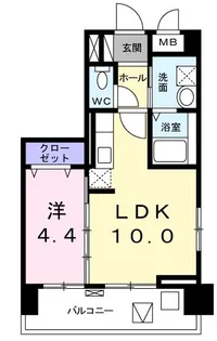神奈川県川崎市高津区久地2【マンション】の間取り