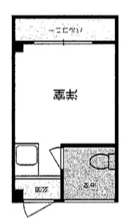 1Rの間取り画像