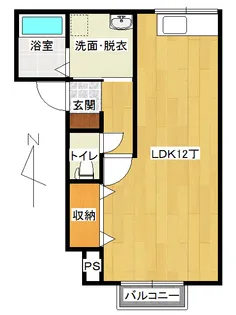 メゾン・アヴニールB棟【1階】の間取り