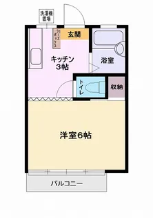 ハイツヒロ【1階】の間取り