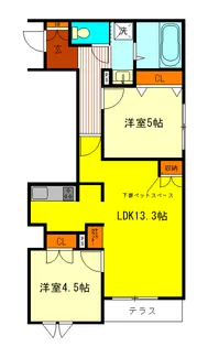 まるゆビルディング【1階】の間取り