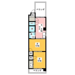 右近第1ビル【5階】の間取り