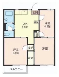 ShaMaison サンハイツ長島【2階】の間取り