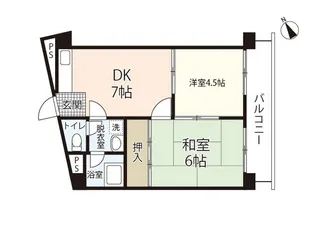 東宝ビル【2階】の間取り