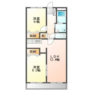 ビューコートまるたか【3階】の間取り