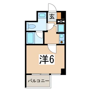 キャッスルマンション会津若松【5階】の間取り