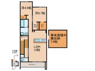 MMExcellentPlus【2階】の間取り