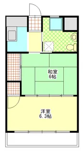 ブラン・ブルー湘南East【4階】の間取り