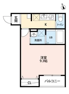 OUTRIGGER向山【1階】の間取り