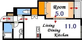 プライム高島駅前【1階】の間取り